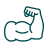 Muscle tissue growth & recovery icon
