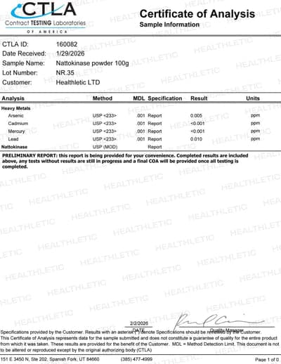BPC-157 third-party lab test results